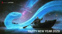 CDPR官方發(fā)布新年賀圖：巫師版還是“蛇年主題”！